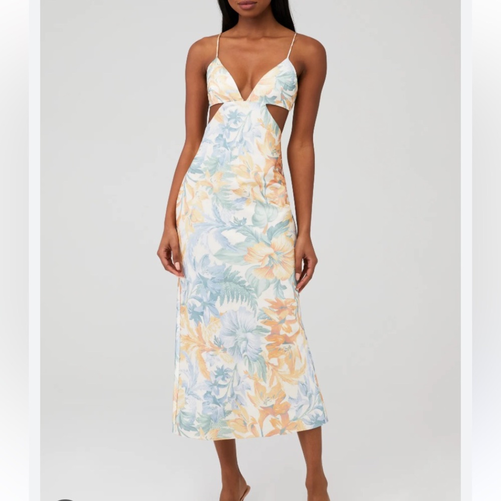 Significant other Floral Print Maxi Dress